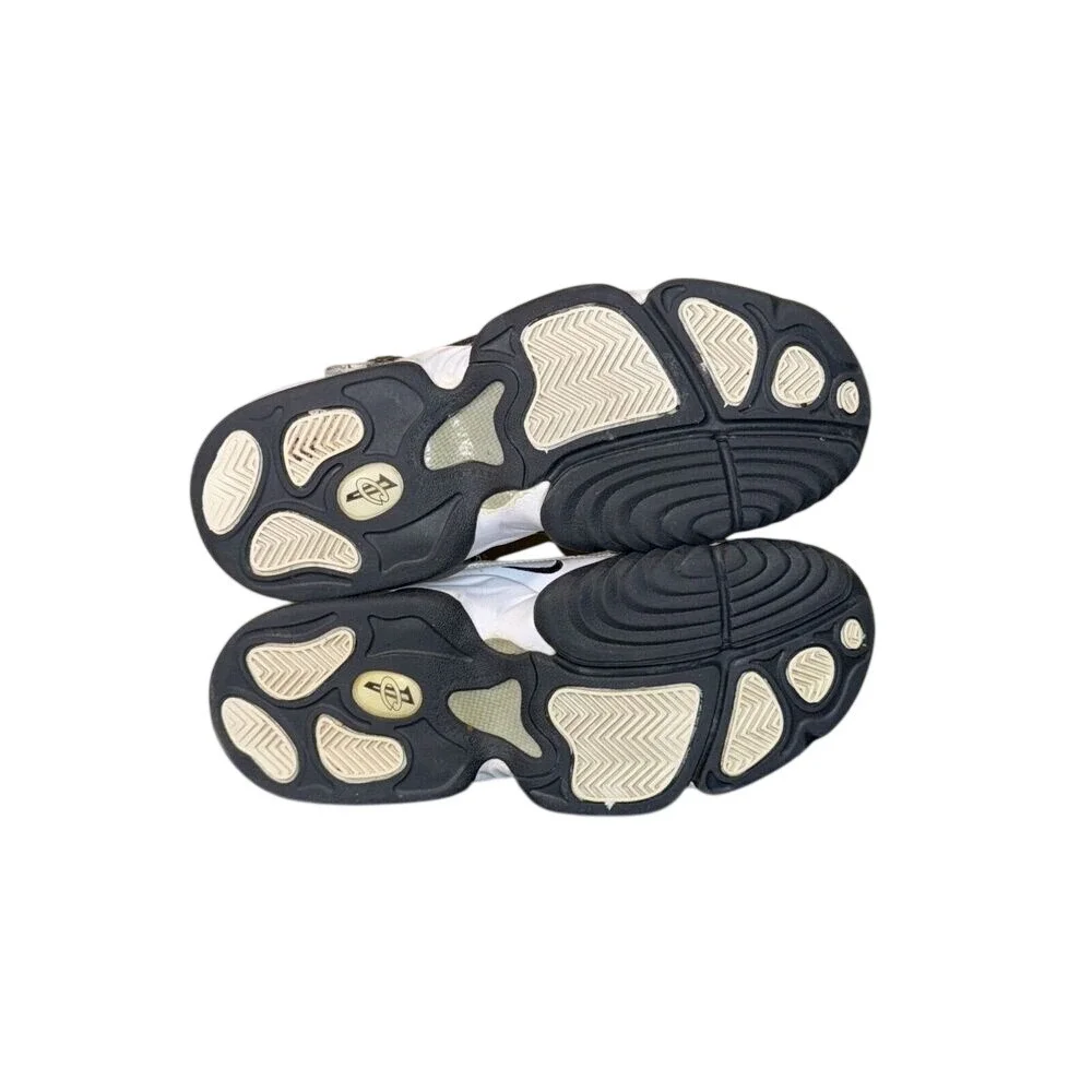 Nike Air Max‎ Penny 4 White Black Silver Kids Basketball Shoes 1-Cent Logo